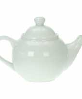 Porseleinen theepot wit 900 ml 10281866